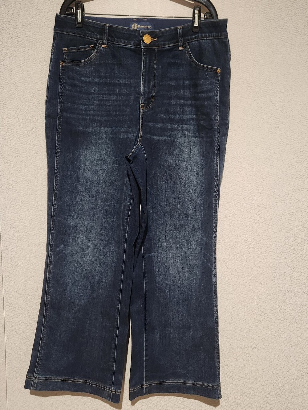 Democracy Ab Solution Skyrise Wide Leg Jeans Size 16W